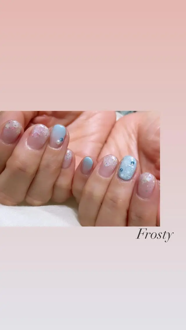 ネイル アートネイル 冬ネイル クリスマス Mys. 松本結衣のネイルデザイン
