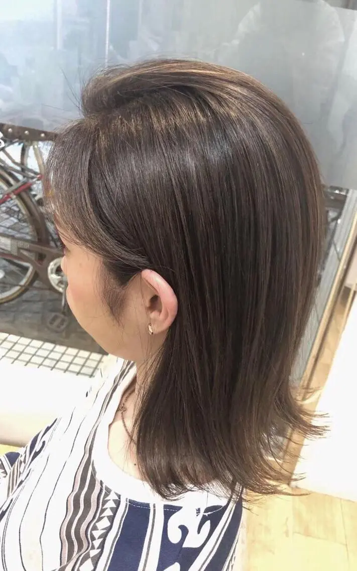 ミディアム ワンズビューティー 赤塚雄輝のヘアスタイル