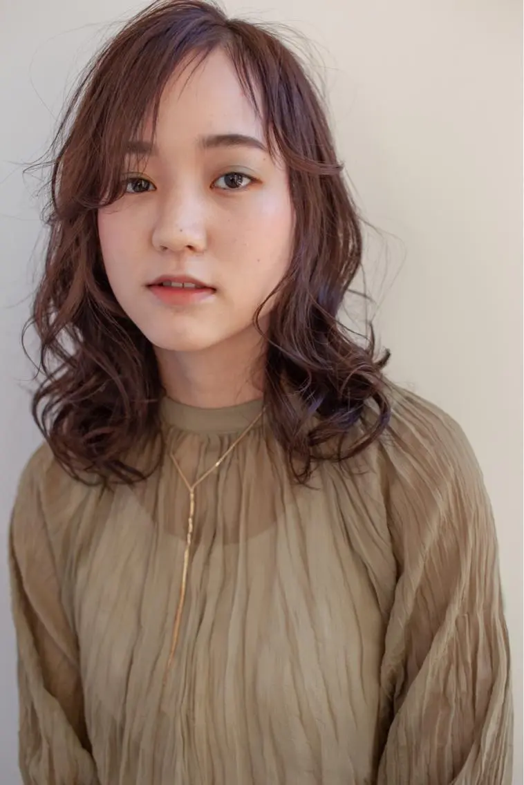 セミロング カラー カット ヘアカラー 店長福島成美/髪質 改善縮毛矯正/カラーのヘアスタイル