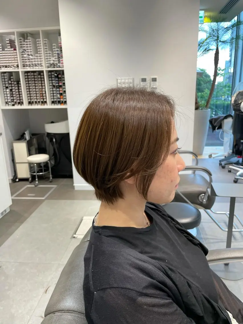 ショート ショートヘア カット 🥀似合わせ🥀 柔らかカラー・タイトのヘアスタイル