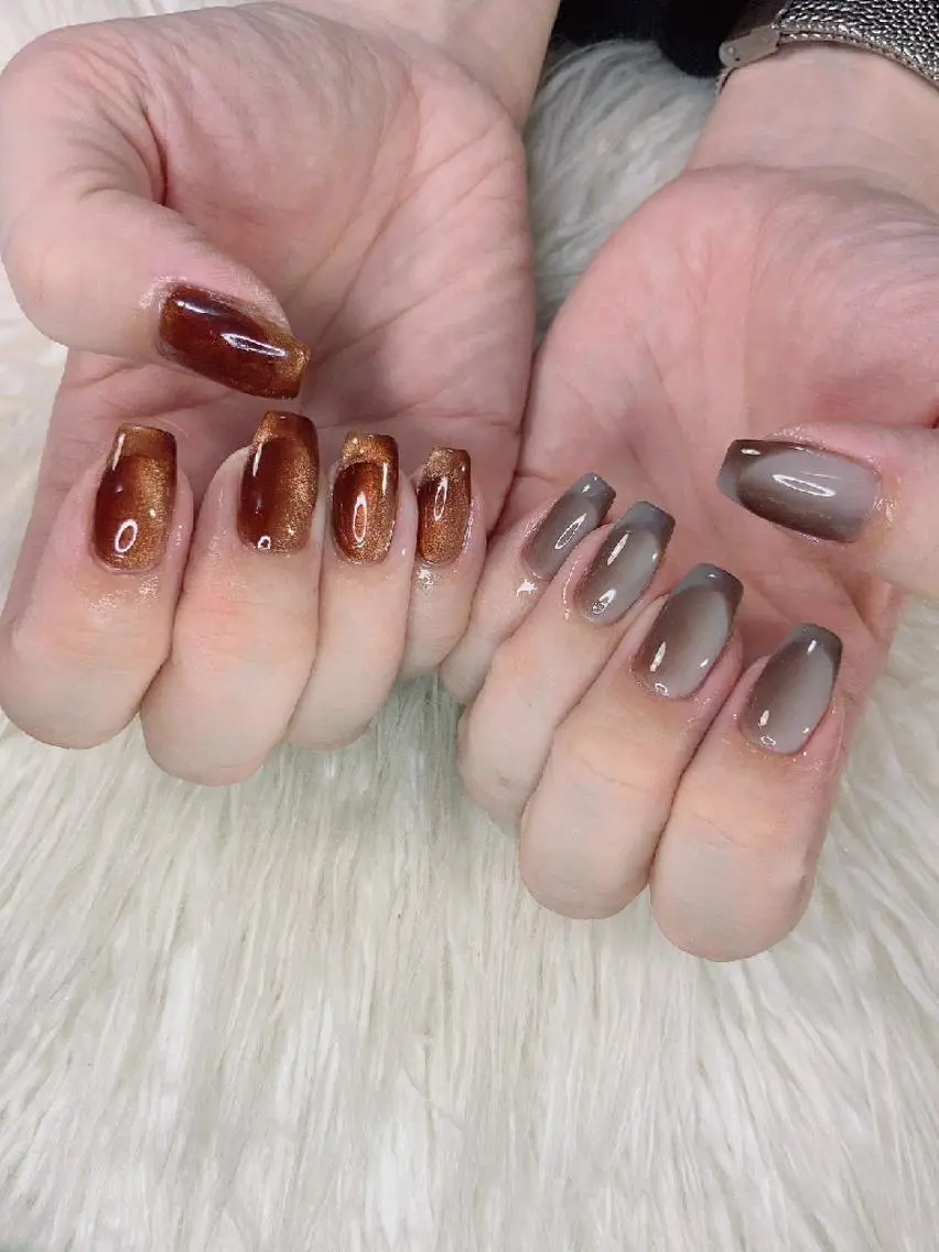 ネイル フレンチネイル オンブレフレンチ . MAKI NAILのネイルデザイン