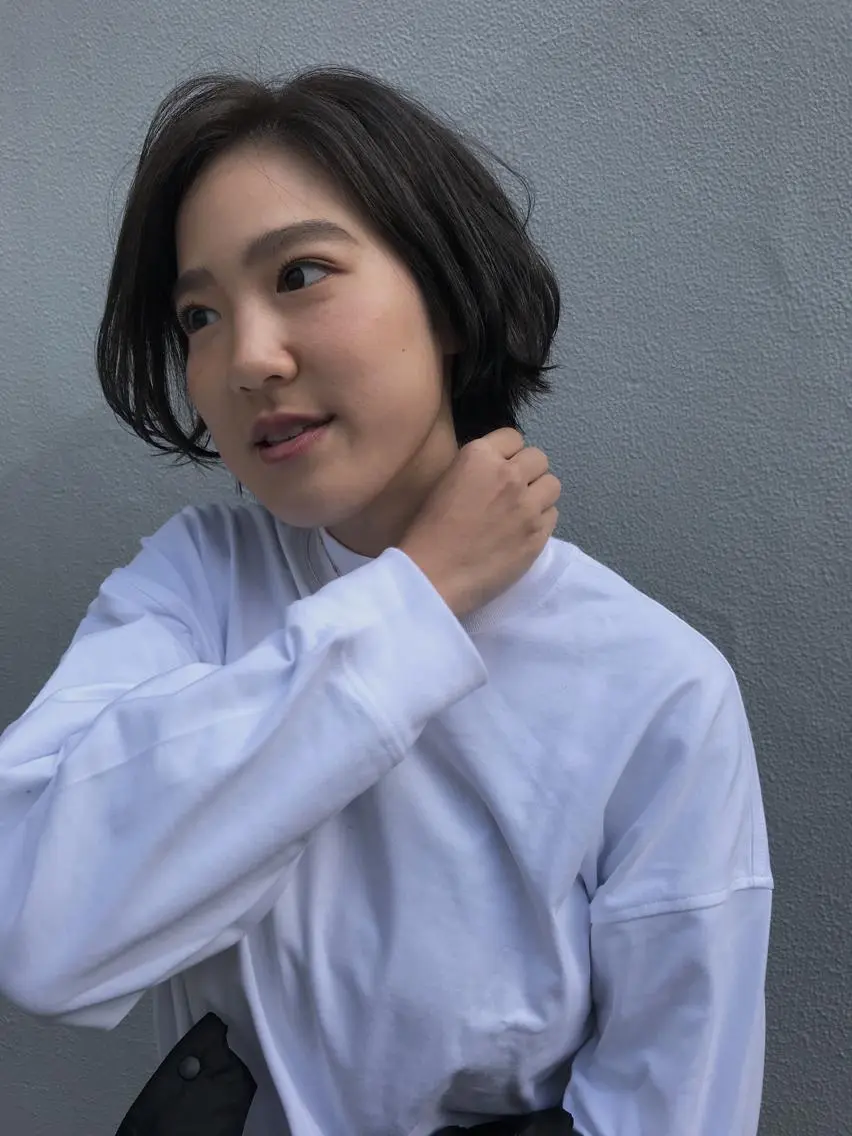 ショート くせ毛 ショートヘア カット ヘアカラー トリートメント ayane⭐️ボブ・ ショート・パーマのヘアスタイル