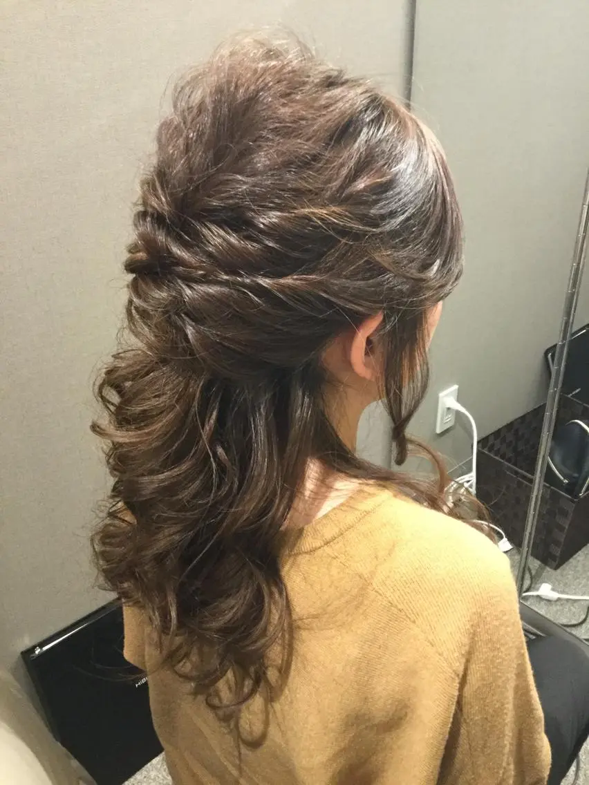 ミディアム ヘアセット 石丸 洋子のヘアスタイル