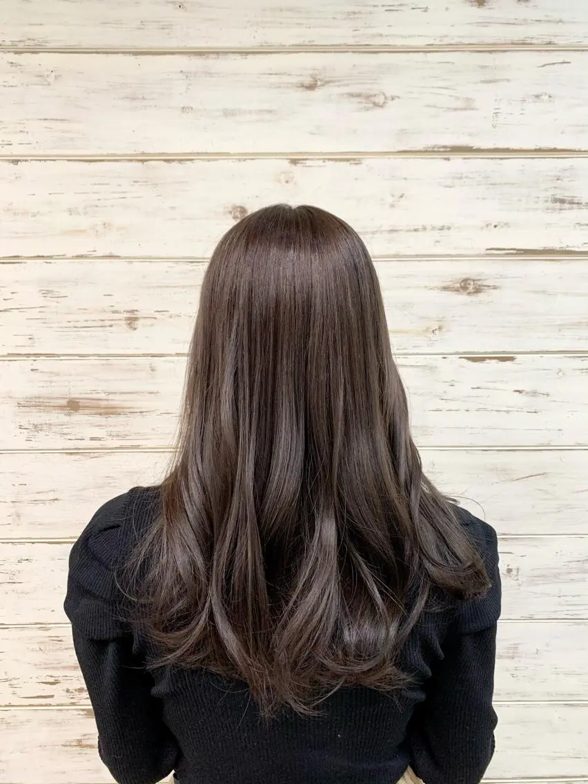 ロング カラー ヘアアレンジ グレージュ 🫧ヒシダアキ taboo.i🫧のヘアスタイル
