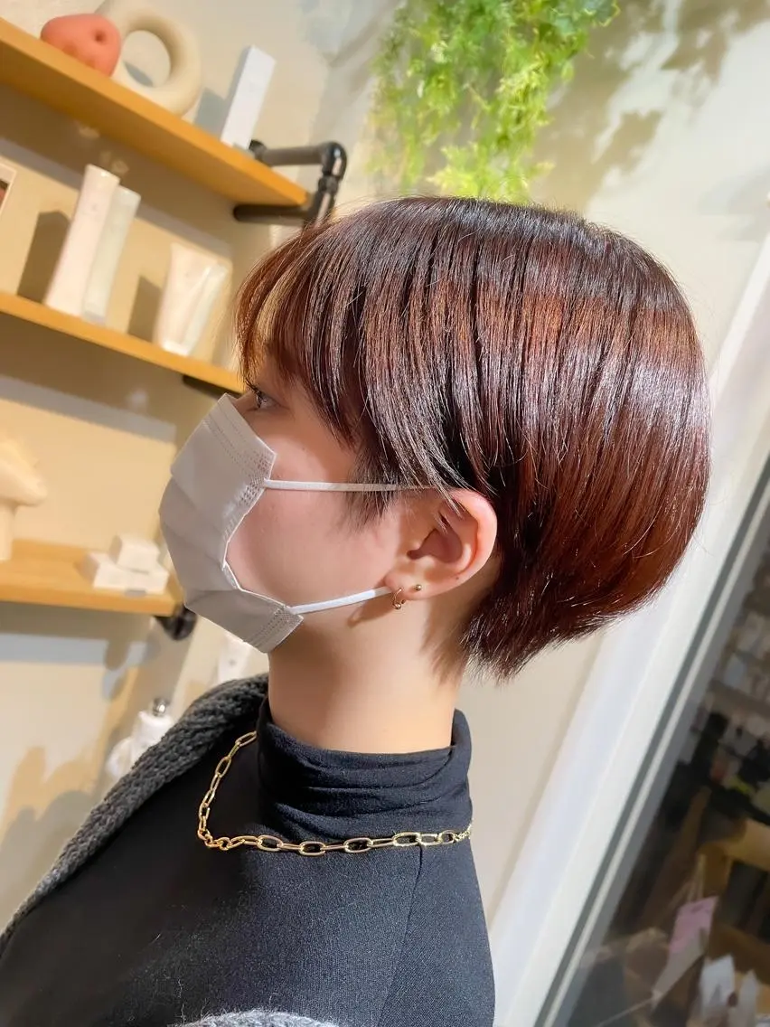 ショート 丸みショート ショートヘア トップディレクター アヤカのヘアスタイル