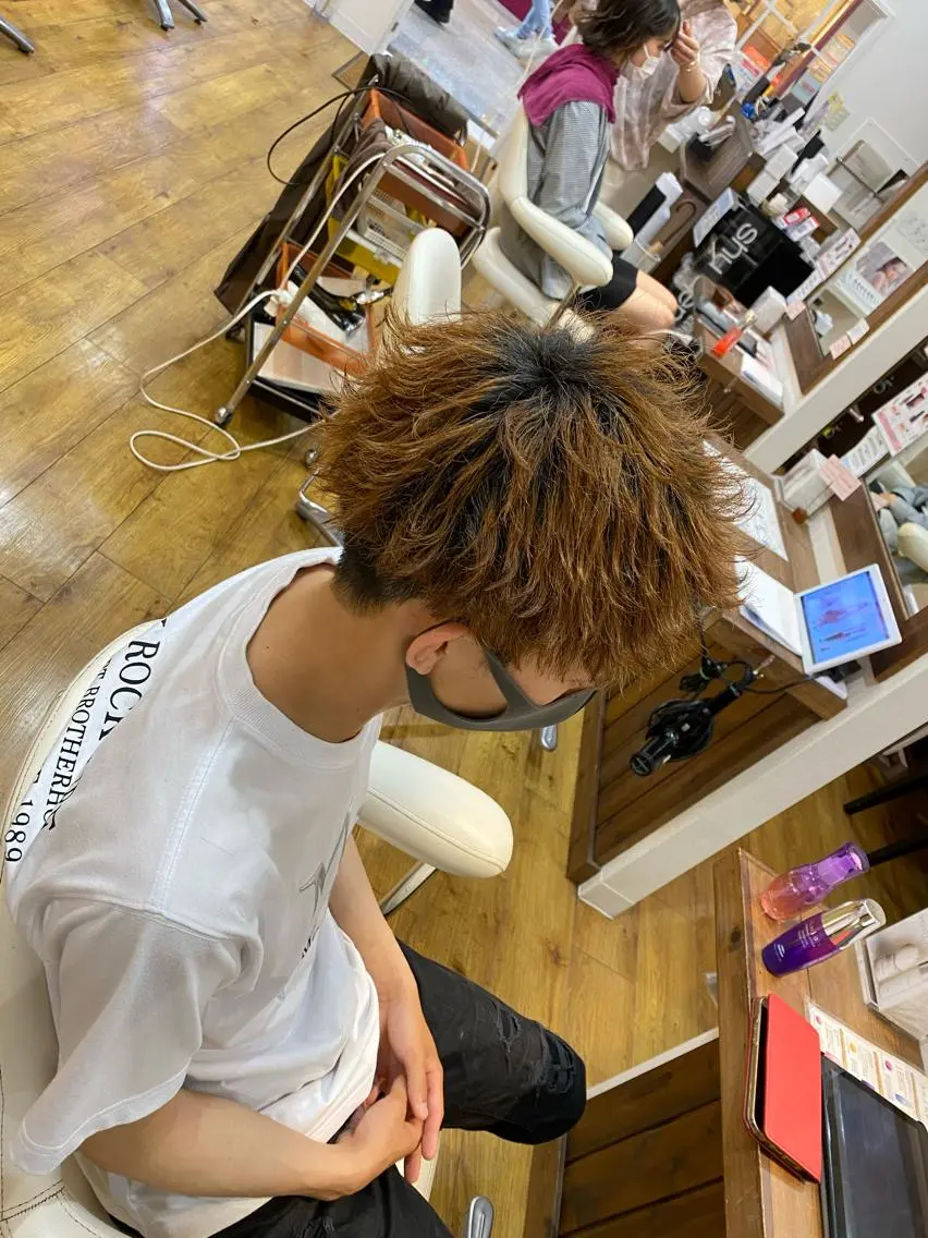 ショート メンズ 原田 涼矢のヘアスタイル
