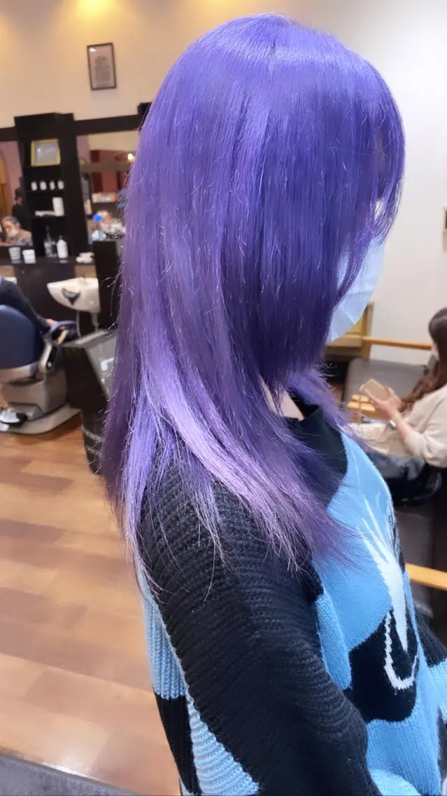 セミロング ヘアカラー 🦋透明感カラー🦋 CHIHARUのヘアスタイル