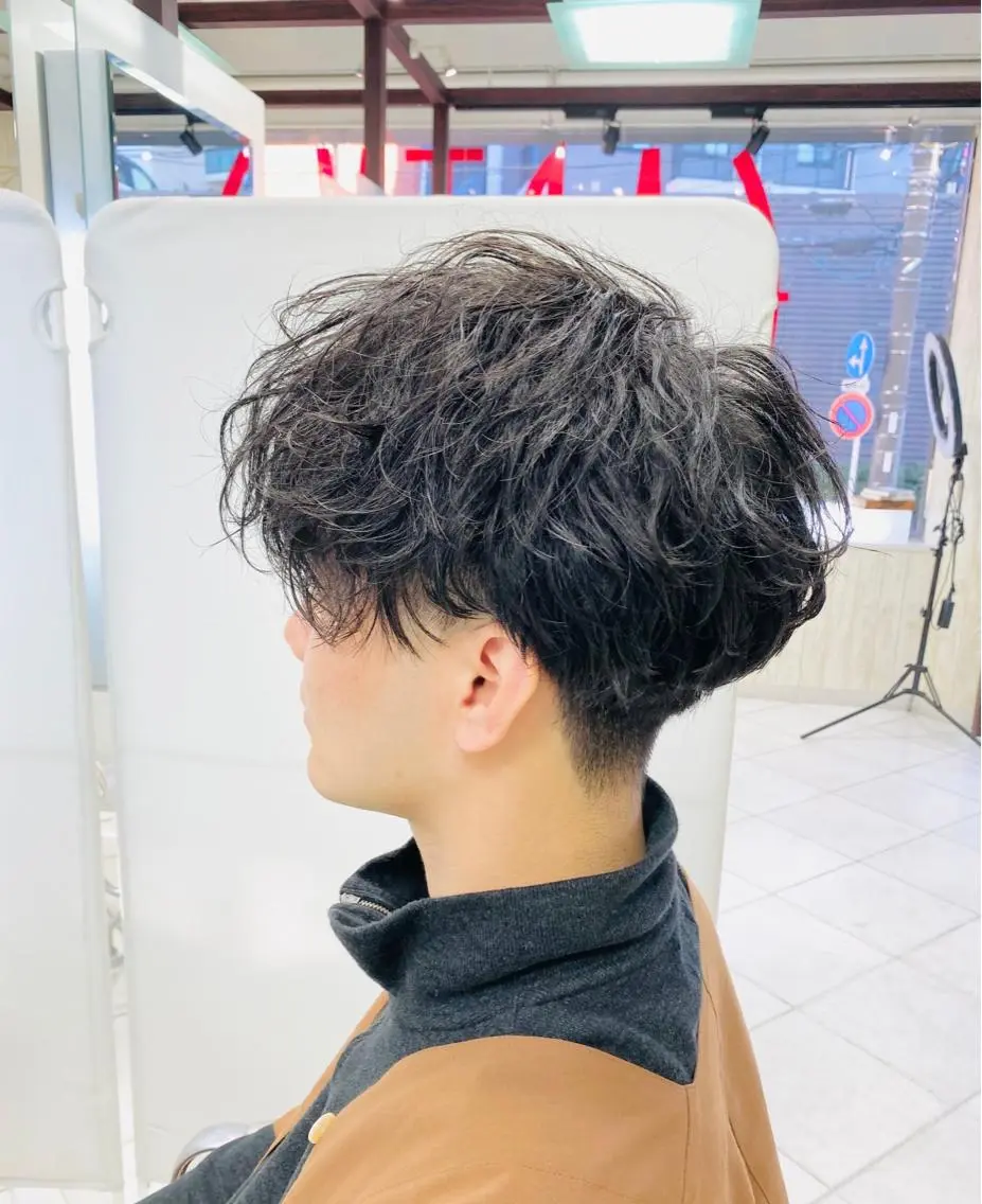 パーマ メンズ メンズパーマ ツイストスパイラルパーマ スパイラルパーマ ダメージレス縮毛矯正 メンズも歓迎 細谷のヘアスタイル