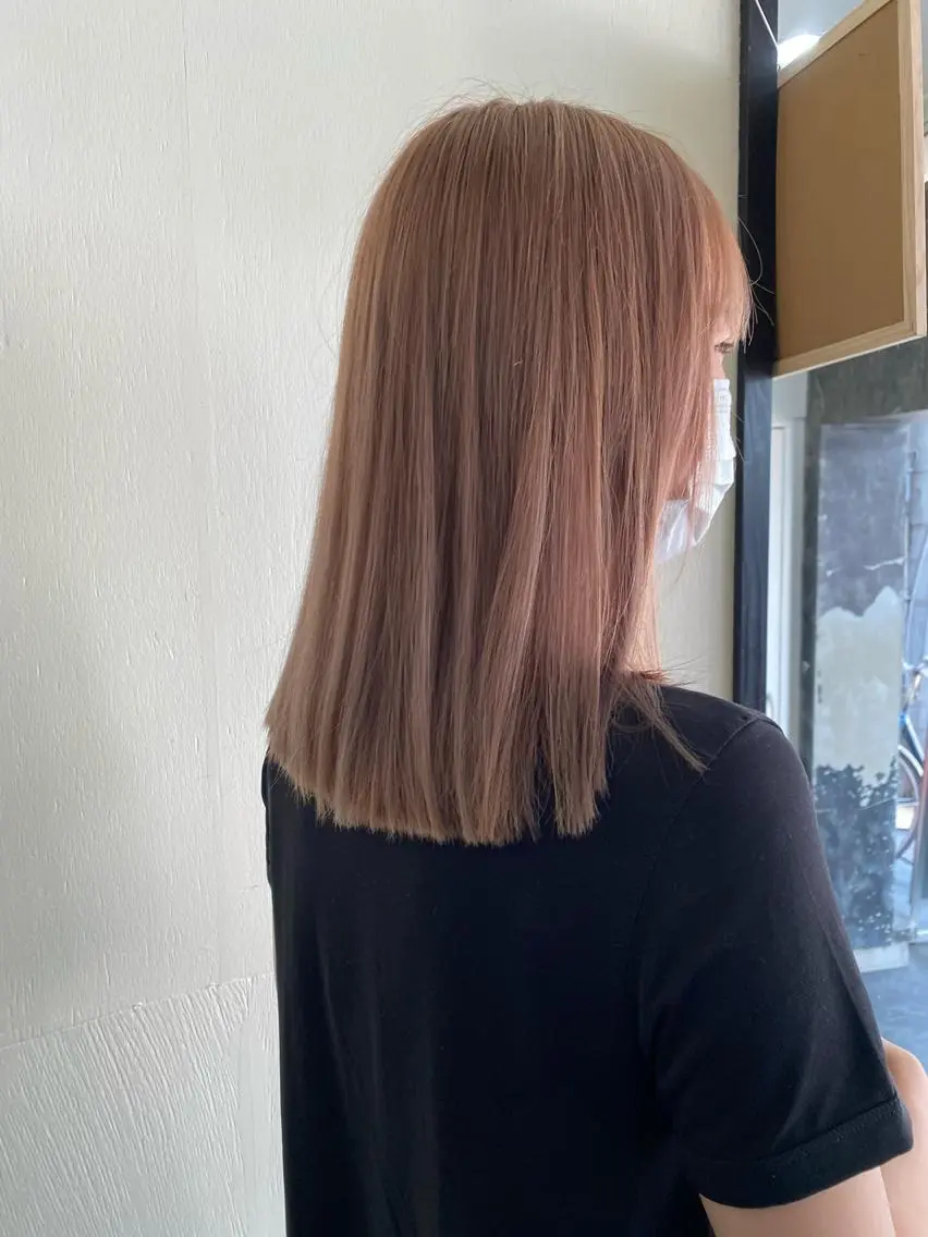 ミディアム カラー LOVESTOIKE 堂本のヘアスタイル