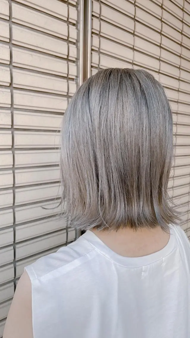 ショート カラー NINE＋/代表 ブリーチ特化型サロンのヘアスタイル