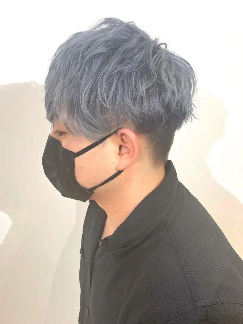 カラー メンズ ヘアカラー 佐藤 梨里花 ❤︎のヘアスタイル