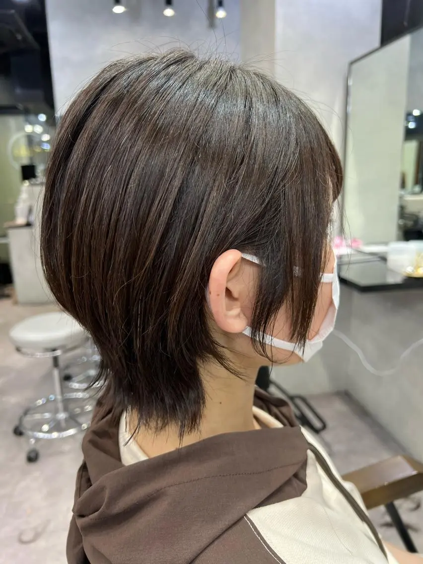 ショート カラー ヘアアレンジ 個室で似合わせ好印象 🧡外山弥千代のヘアスタイル