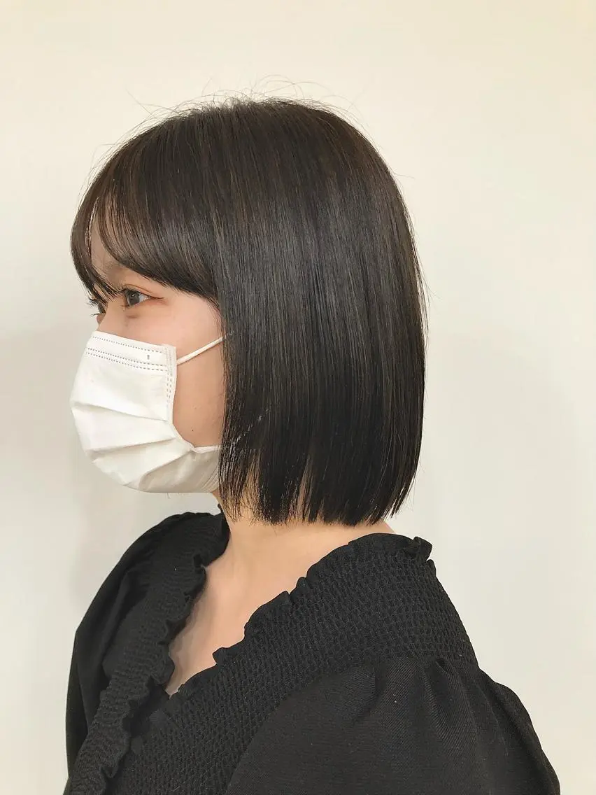 カラー 透明感カラー 杉林 莉沙のヘアスタイル