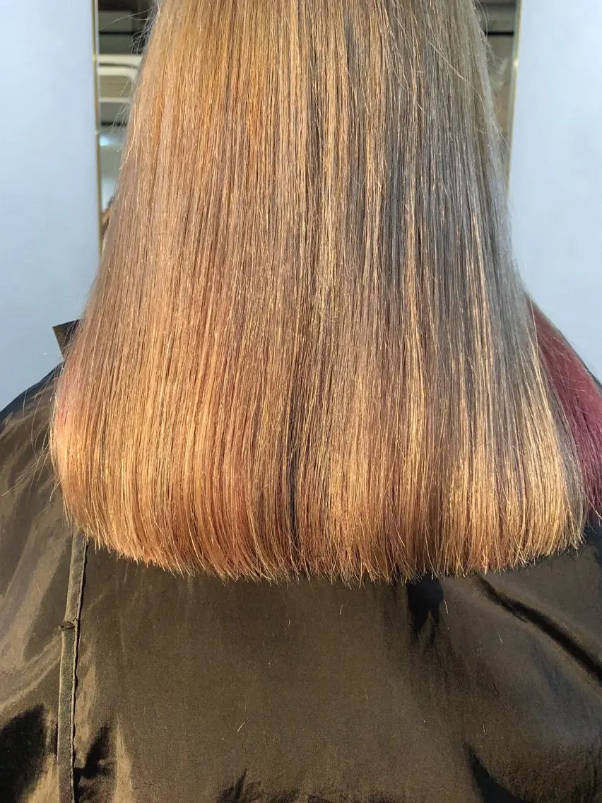 セミロング カラー ボブパーマコテ巻き風 パーマNo1深江秀平のヘアスタイル