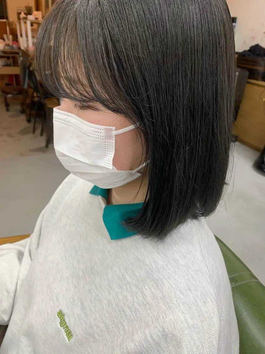 ミディアム YUNA🧡 艶髪/Wカラー🧡のヘアスタイル