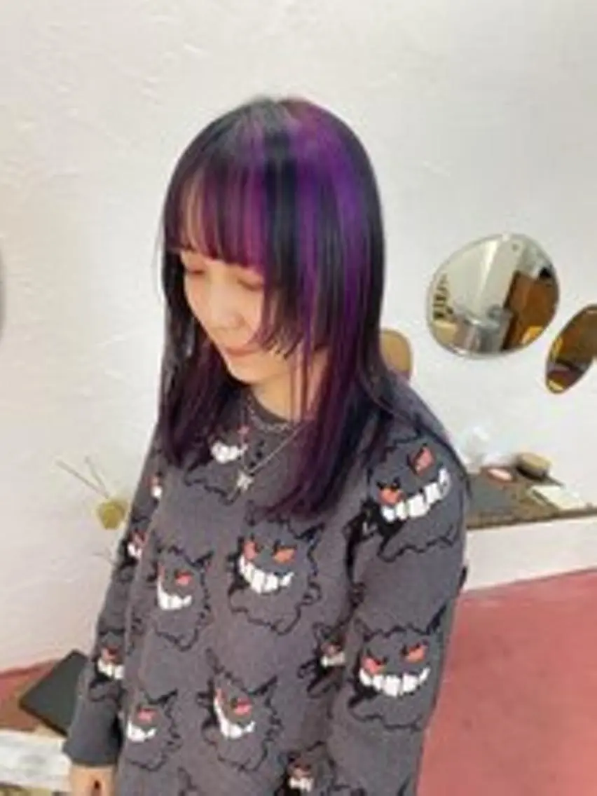 ロング カラー/ダブルカラー インナーカラー/ボブのヘアスタイル
