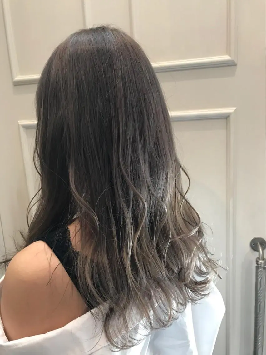 セミロング カラー グラデーションカラー 🫟Blanco🫟 Color&Careのヘアスタイル