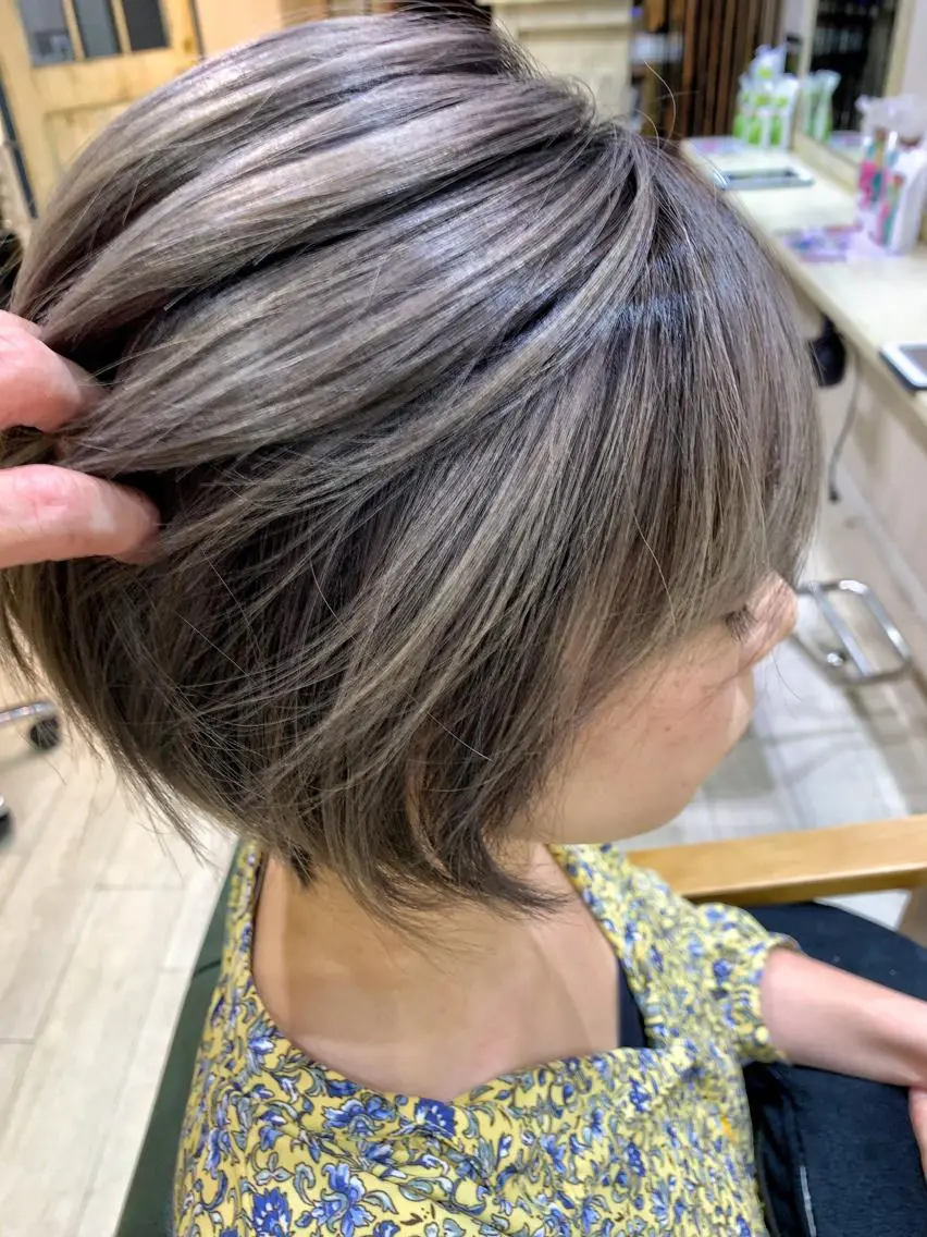 ショート ショートヘア 【全部無料🙇】 おがわようしんのヘアスタイル