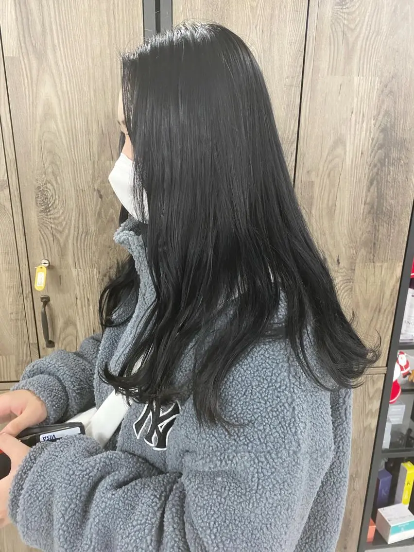 ミディアム カラー ヘアアレンジ 🌷FUKA🌷 まろやかハイトーンのヘアスタイル