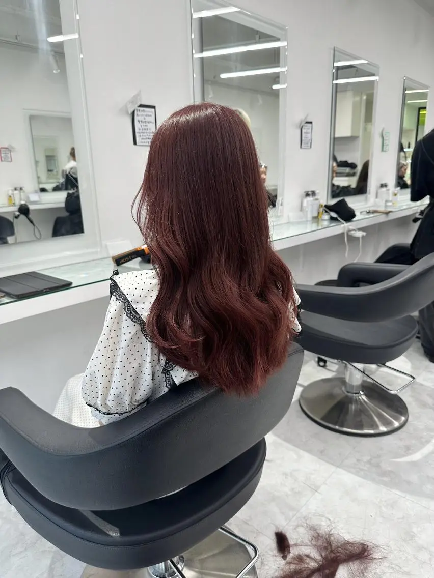 ロング カラー ガーリー♡女の子っぽ ヘア♡ピンクカラー♡のヘアスタイル
