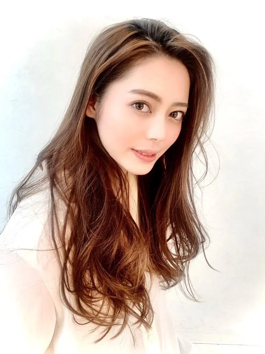 ロング カラー パーマ カット ヘアカラー パーマ 副店長 藤本康志のヘアスタイル
