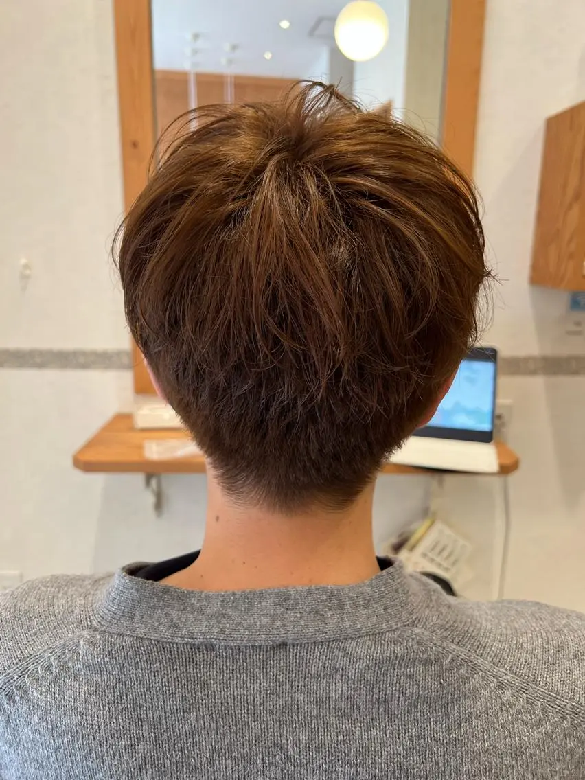 ショート カット ヘアカラー TELA HAIR 幕張本郷店 千尋のヘアスタイル