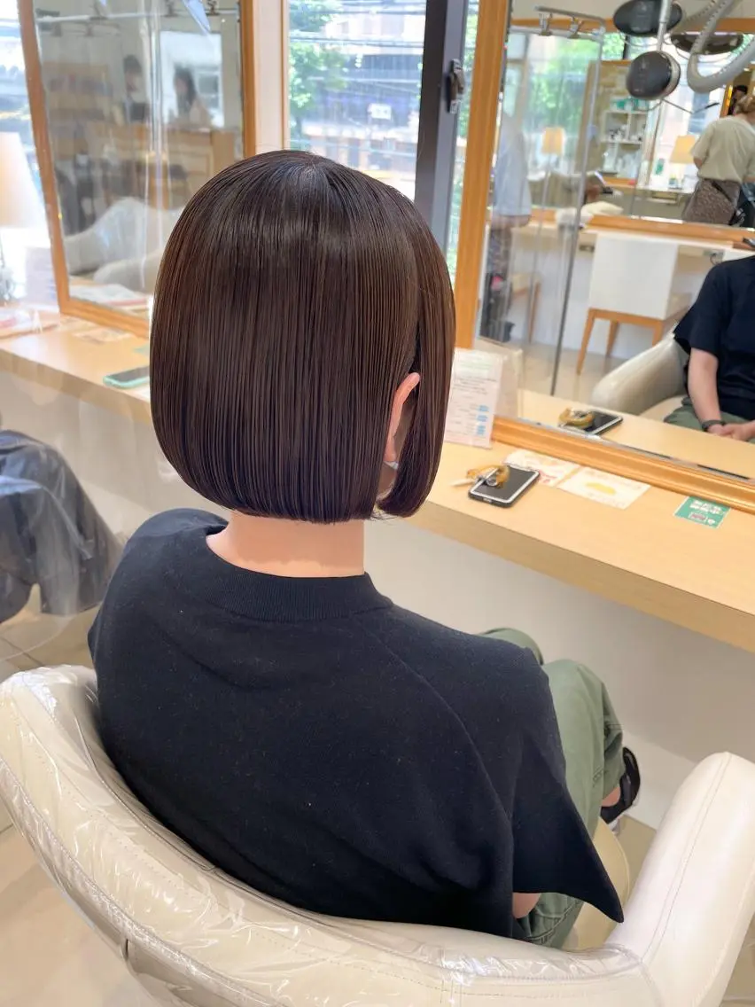 ミディアム カット トリートメント 美髪⭐︎髪質改善 井上 康司のヘアスタイル