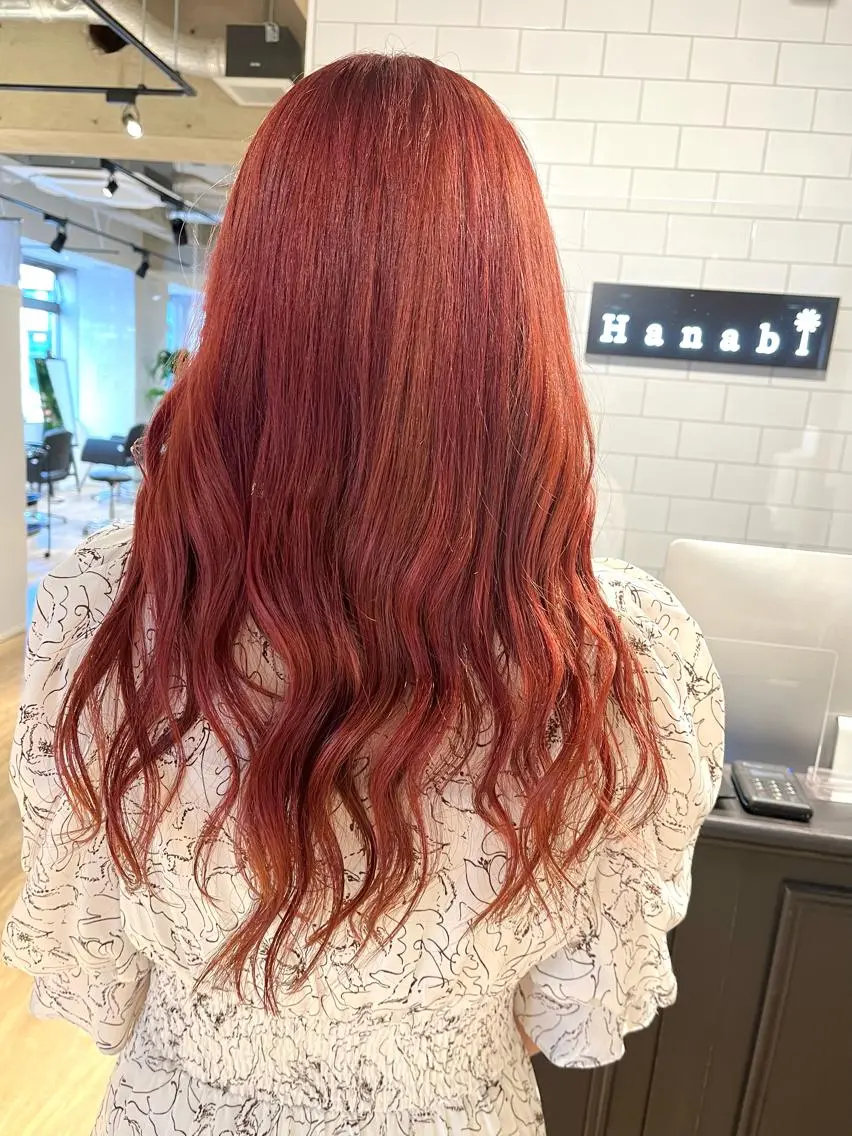 ロング カラー ✨艶髪✨ 奈須晴香のヘアスタイル