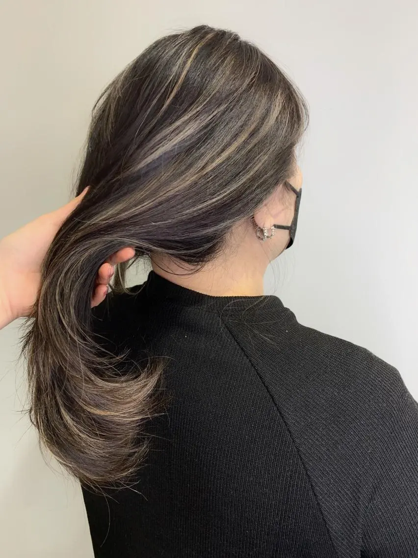 ロング カラー ヘアアレンジ ヘアカラー トリートメント 近藤千翔🩵 髪質改善Periodのエステ・リラクイメージ