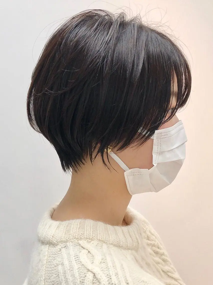 ショート くびれヘア ショートヘア 長谷川 駿のヘアスタイル