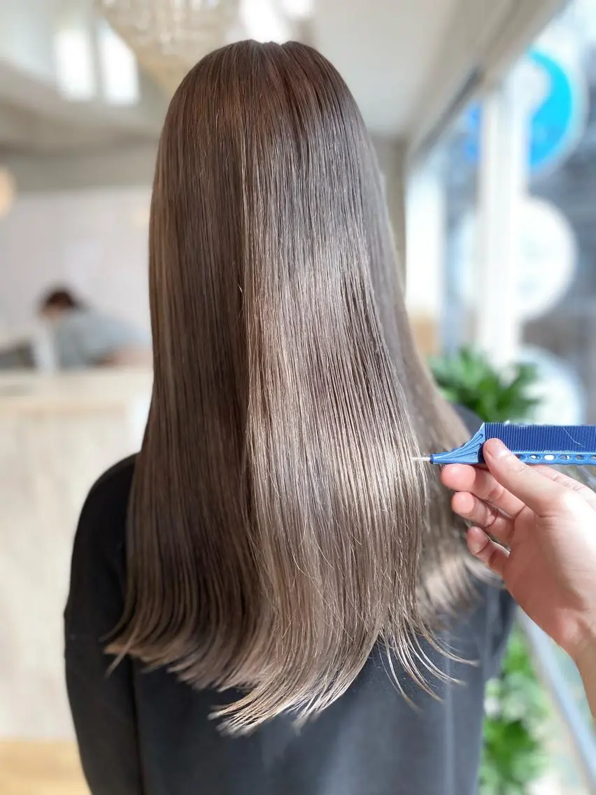 ロング カラー ヘアアレンジ 久米 治仁のヘアスタイル