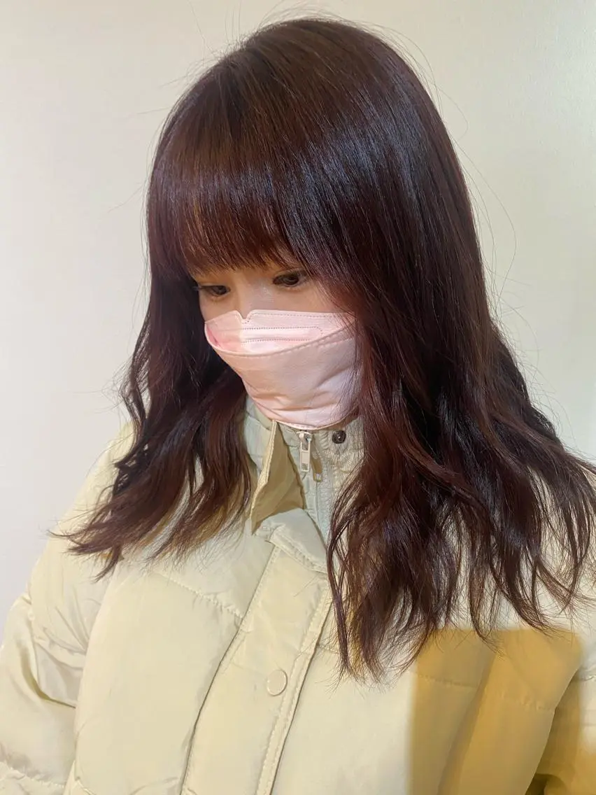 ロング カラー ヘアアレンジ niconail 🧣ayu 📍烏山のネイルデザイン