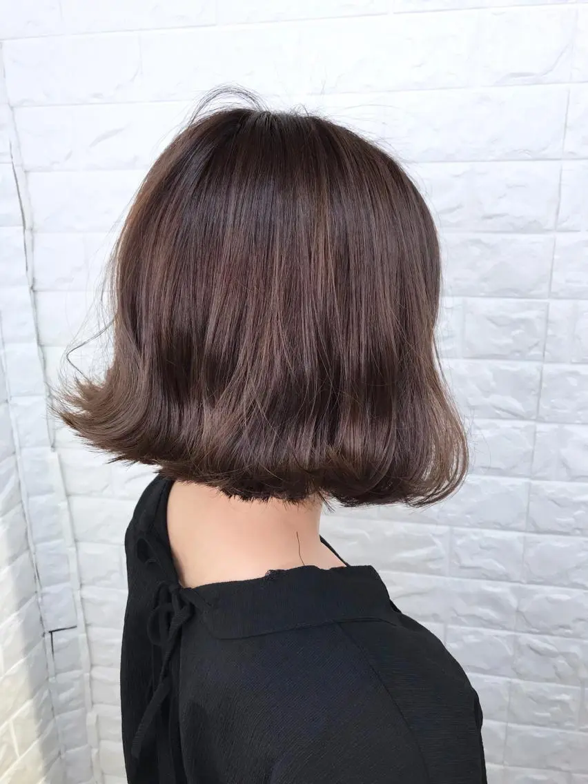 ミディアム カラー ベージュカラー イルミナカラー カット ヘアカラー 髪質改善縮毛矯正 美容師✂️山崎竜二のヘアスタイル