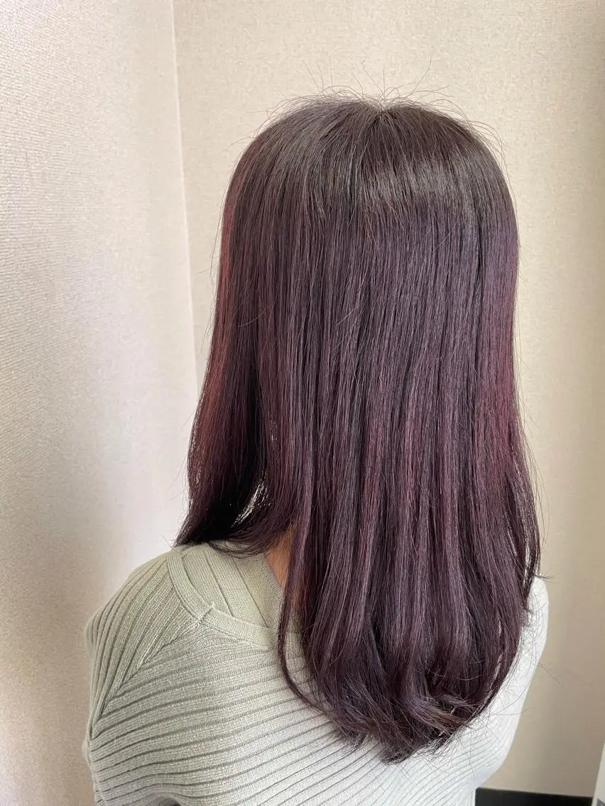 セミロング 髪質改善お任せ ください♪ひとみのヘアスタイル
