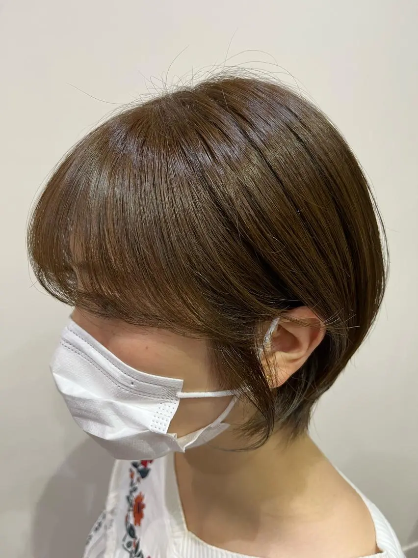 ショート くびれヘア ショートヘア 似合わせカット🌼 後藤友香のヘアスタイル