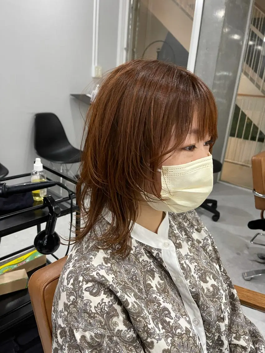 ミディアム バレイヤージュ特化/ アキラのヘアスタイル