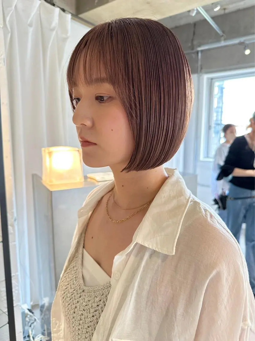 ショート ボブ 聖 来のヘアスタイル