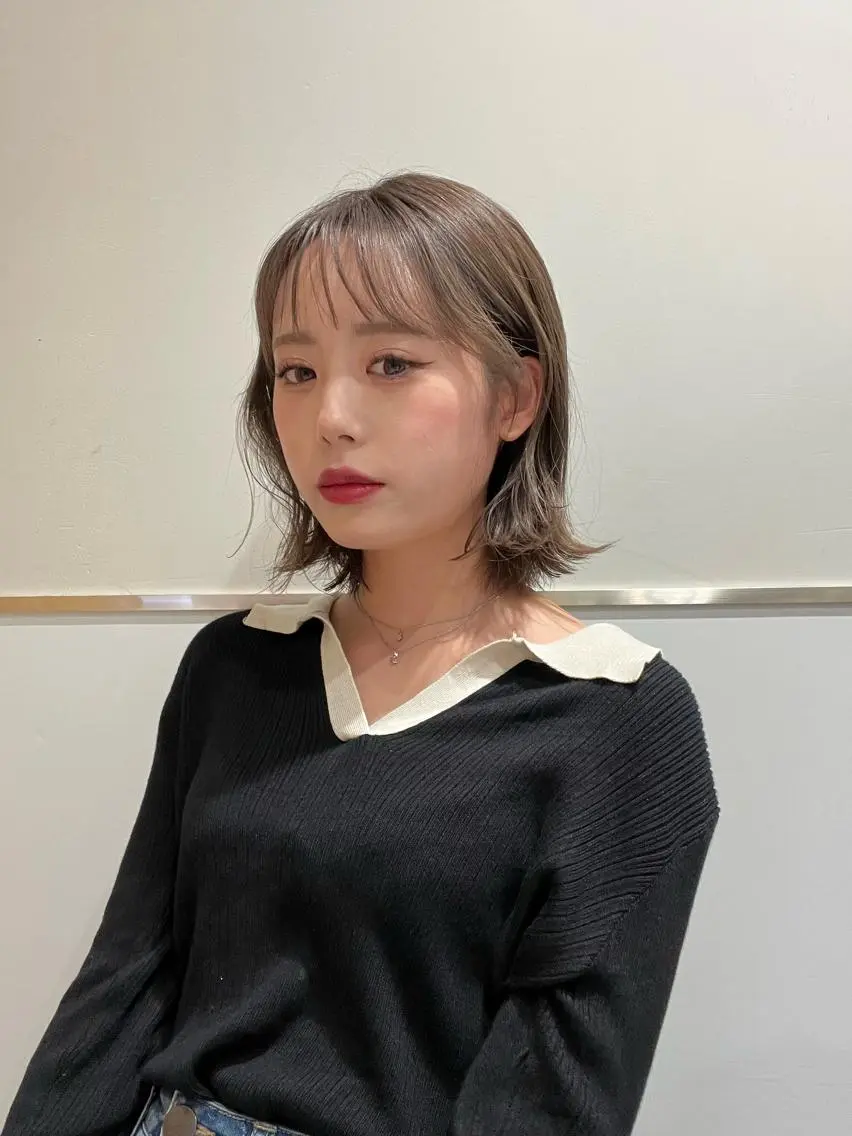 ショート カラー カット ヘアカラー トリートメント レイヤー専門家 ダブルカラー修のヘアスタイル