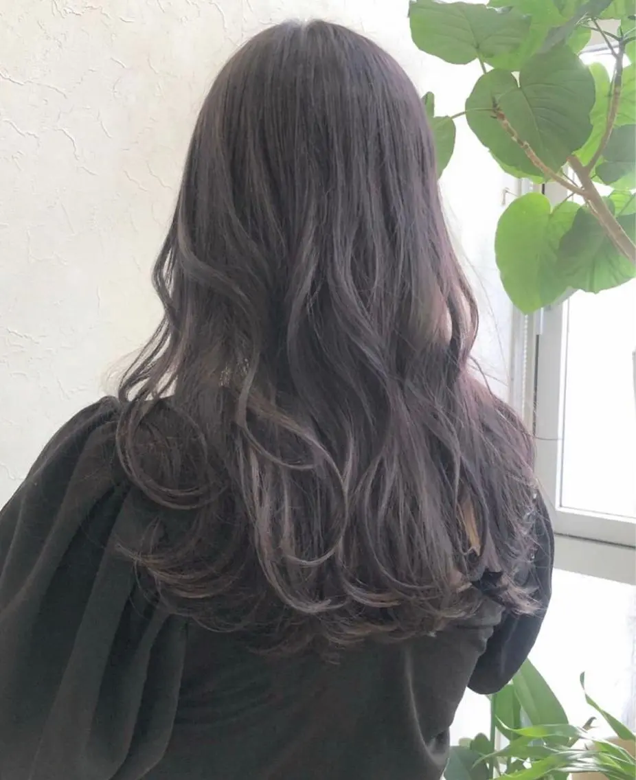ロング カラー nakahara madokaのヘアスタイル