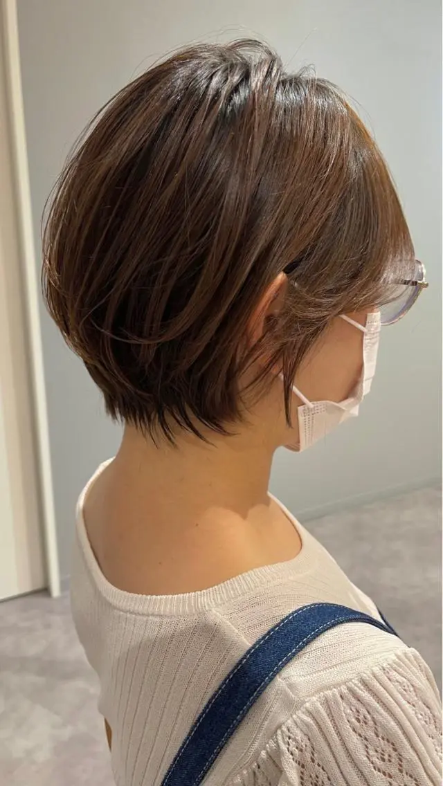 ショート 久保 明日香のヘアスタイル