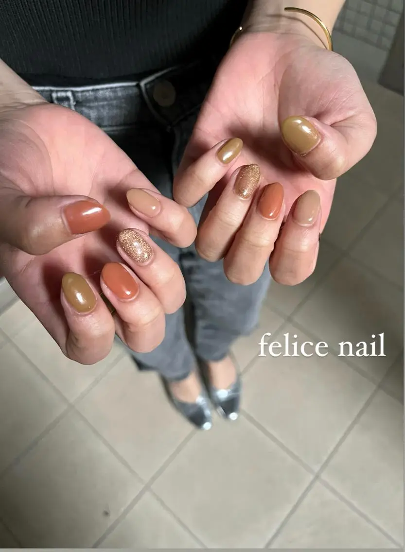 ネイル シンプルネイル felice nailのネイルデザイン