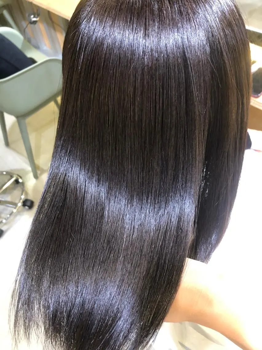 ミディアム 青木 ありさのヘアスタイル