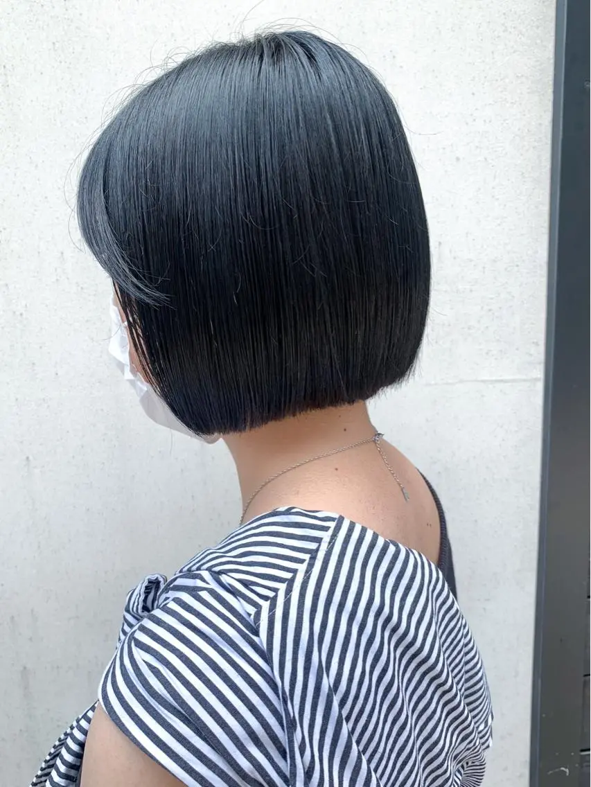 ショート カラー ヘアアレンジ ヘアカラー トリートメント yuka .のヘアスタイル