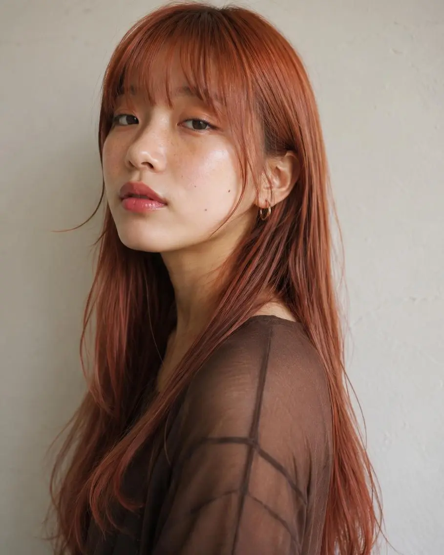 ロング カラーモデル募集☆ 山村梨香のヘアスタイル
