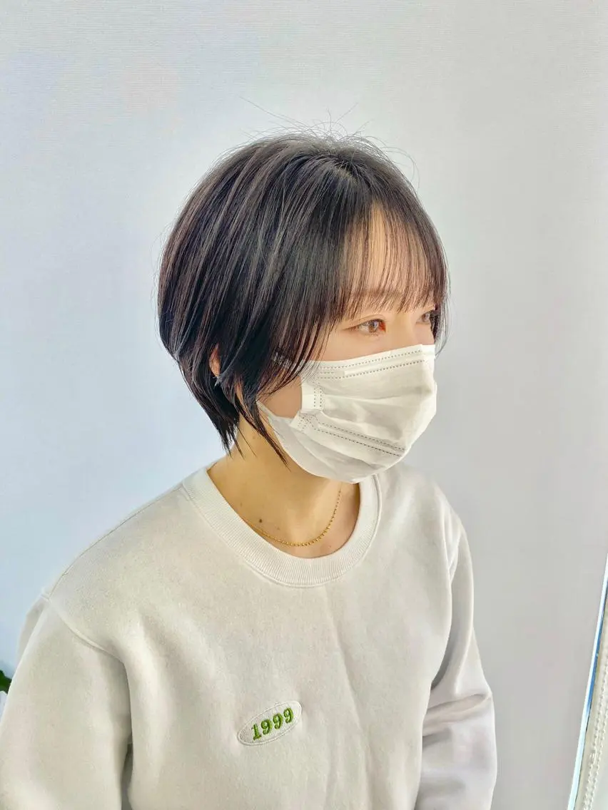 ショート 丸みショート ショートヘア 加藤 真介のヘアスタイル