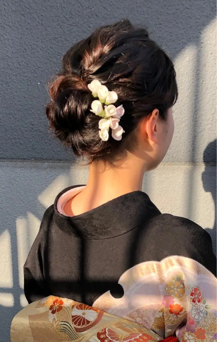 ヘアアレンジ 着物ヘア 森 裕輔のヘアスタイル