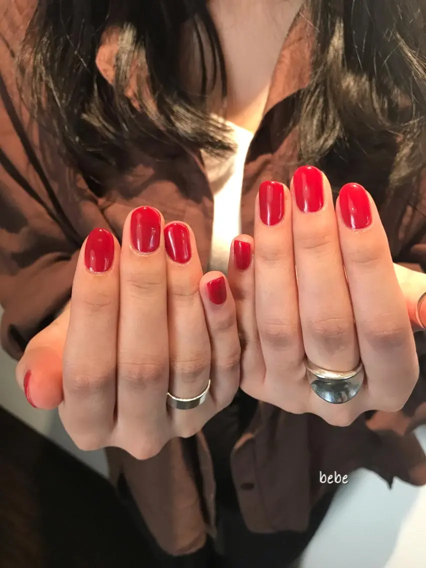 ネイル ワンカラーネイル ハンドネイル Ann nailのネイルデザイン