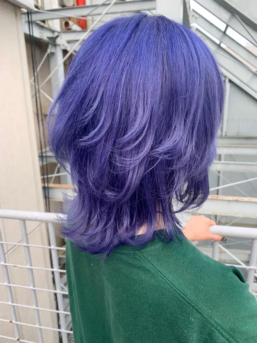 ミディアム ウルフカット 🦋レイヤーカット ミドリカワ🦋のヘアスタイル