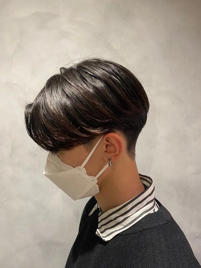 ショート パーマ メンズ カット パーマ ALLYS 中島史優のヘアスタイル