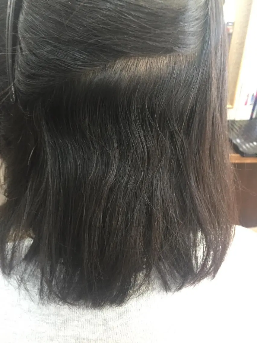 パーマ 縮毛矯正 中山 ルミ子のヘアスタイル